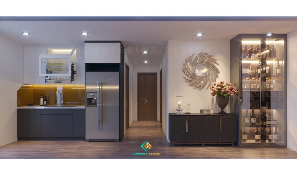 Thiết kế nhà bếp Chung Cư đẹp hiện đại