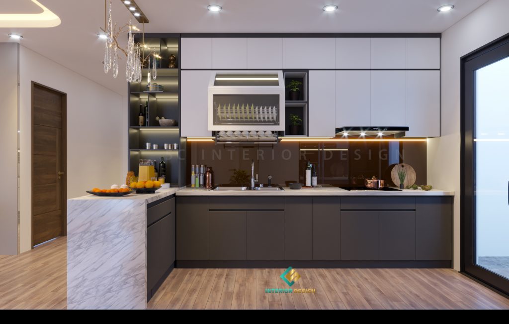 Lắp đặt hệ thống bếp phù hợp với không gian phòng bếp