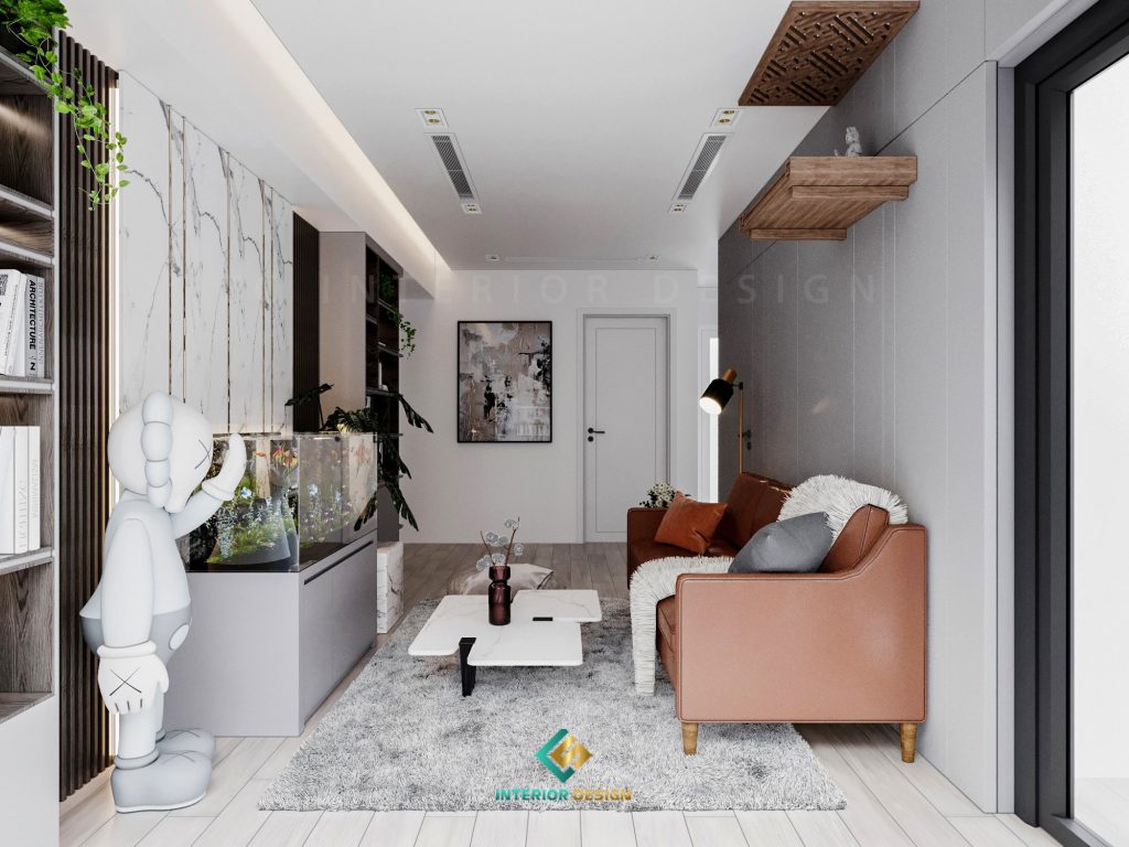 Phân chia bố cục hợp lý, khoa học cho phòng khách nhỏ