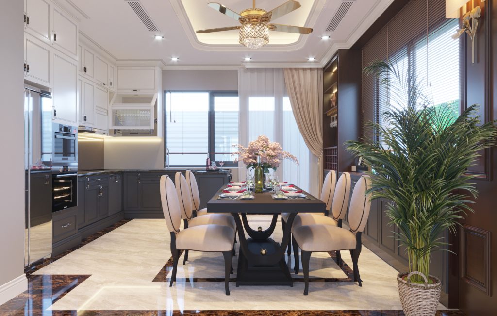 Quy tắc phối màu 60-30-10 trong thiết kế nội thất