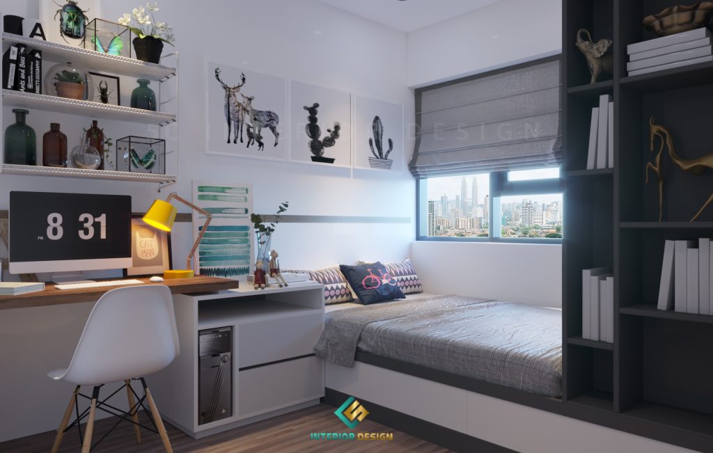 Màu sắc trong thiết kế phòng ngủ 20m2