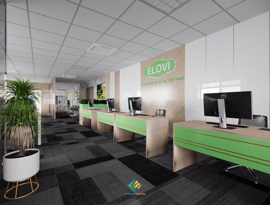 Quầy lễ tân hiện đại với cách bố trí khoa học, sang trọng