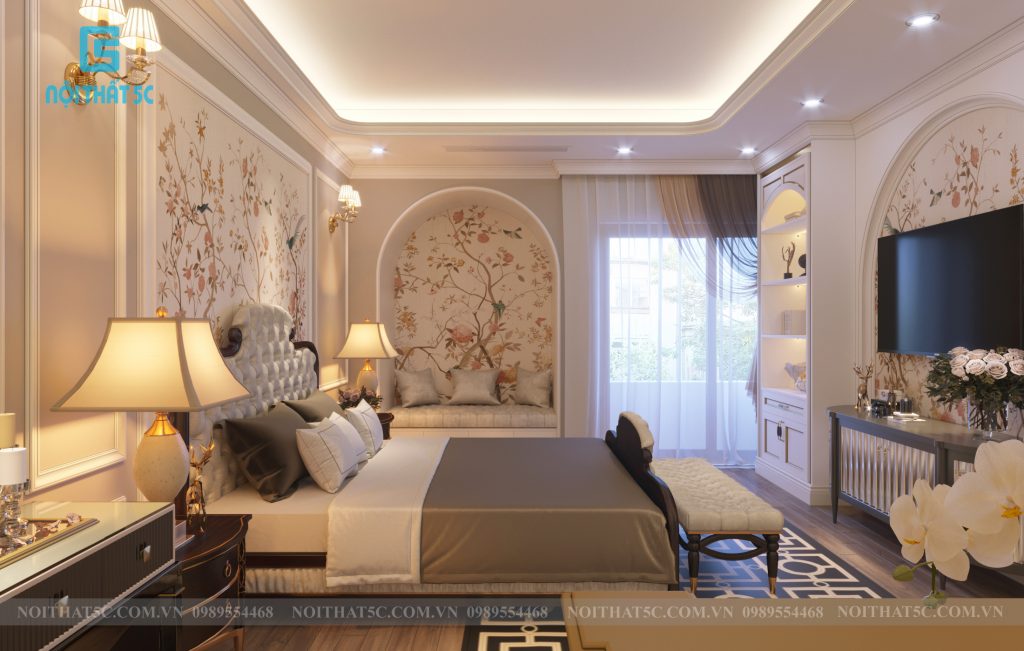 Gam màu trắng thường được lựa chọn trong phong cách Bắc Âu