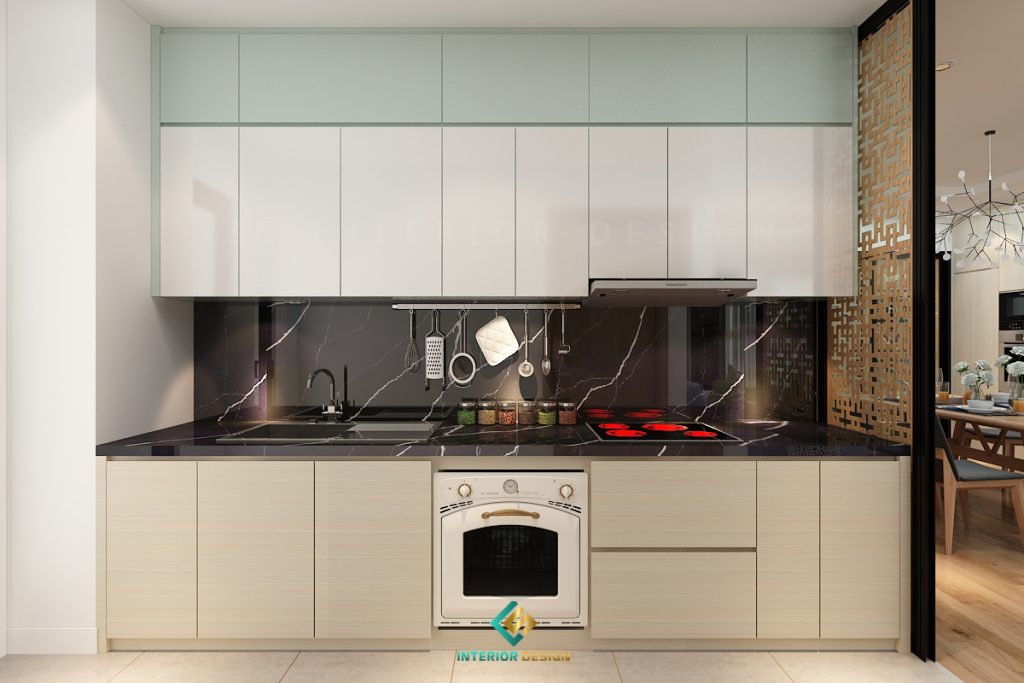 Kích thước tủ bếp hợp lí sẽ giúp tiết kiệm chi phí, đảm bảo sự thẩm mỹ