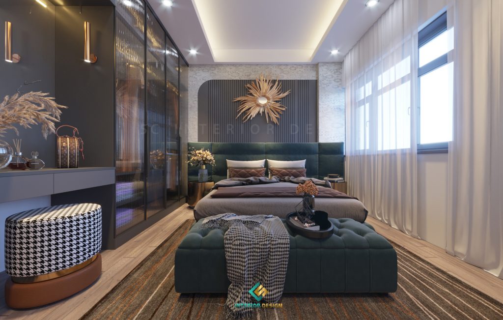 Giường ngủ nên được bố trí hợp lý trong phòng ngủ