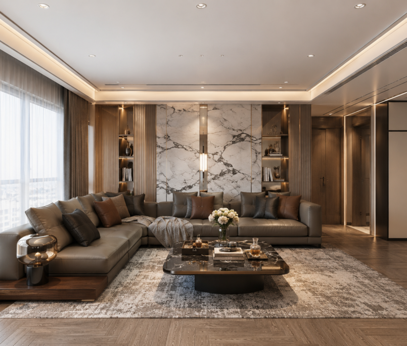 Thiết kế nội thất chung cư cao cấp The Light – Hà Nội