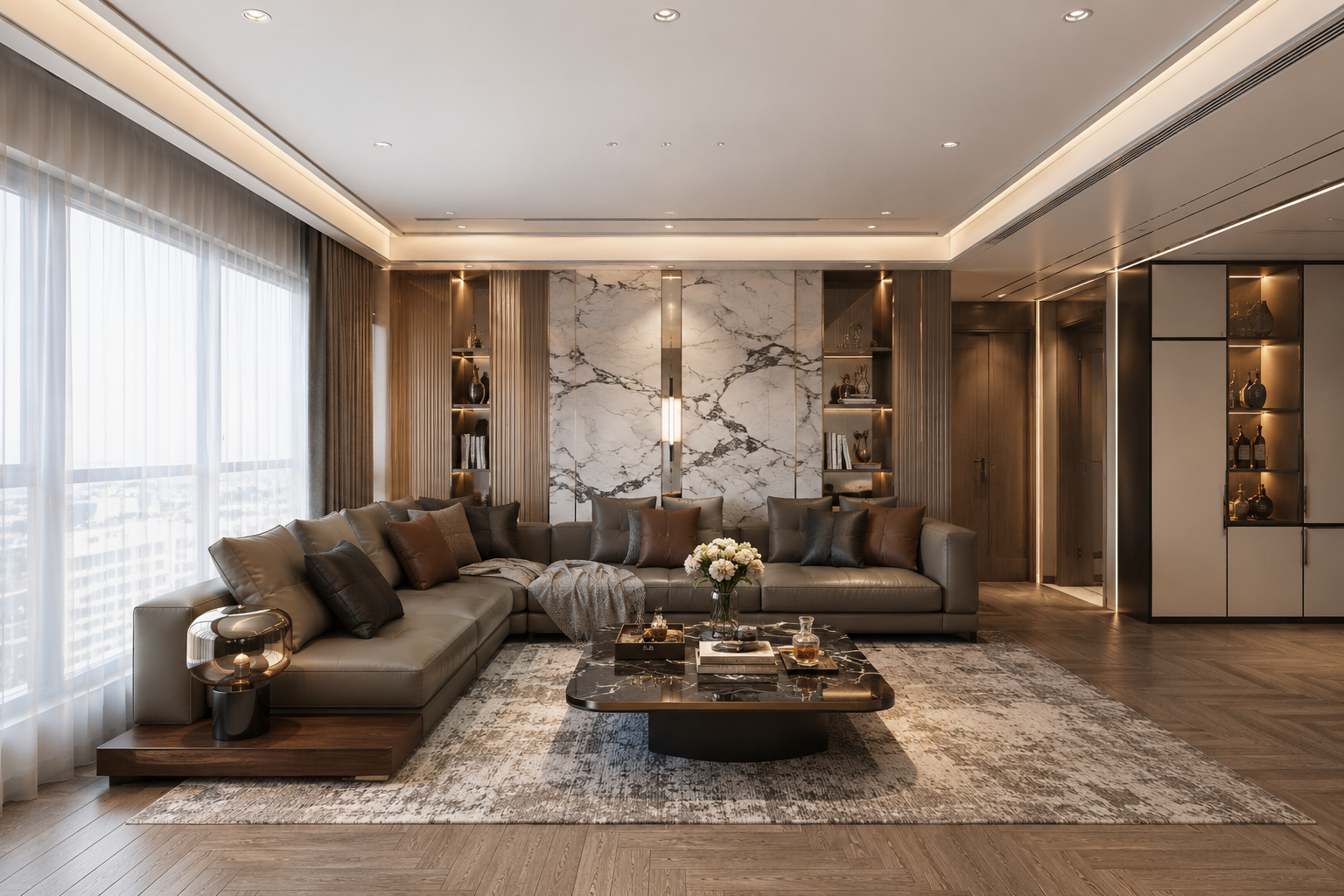 Thiết kế nội thất chung cư cao cấp The Light – Hà Nội