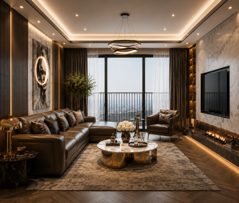 thiết kế nội thất căn hộ chung cư cao cấp Hanoi Signature