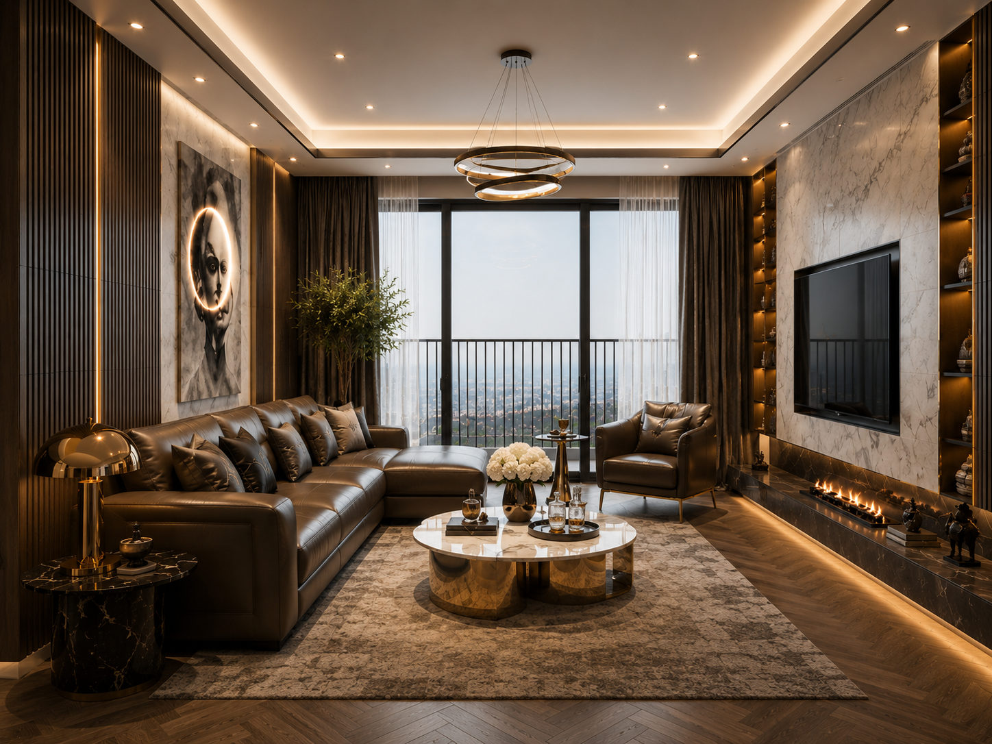thiết kế nội thất căn hộ chung cư cao cấp Hanoi Signature