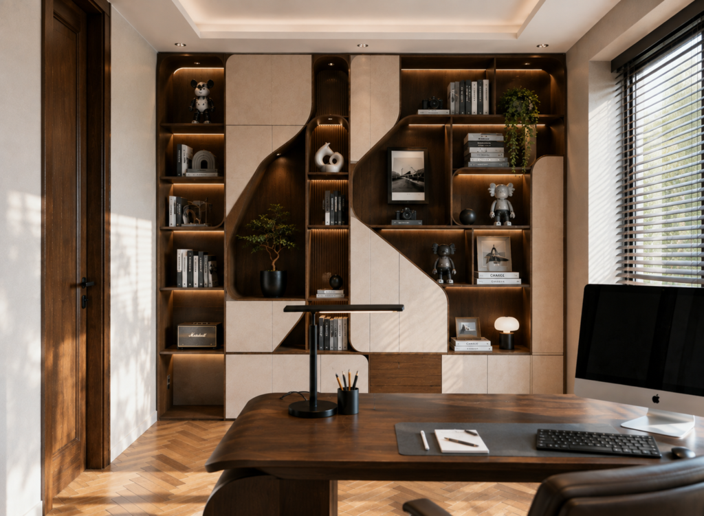 Thiết Kế Nội Thất Chung Cư Eco Green Hiện Đại, Sang Trọng bởi 5C Home