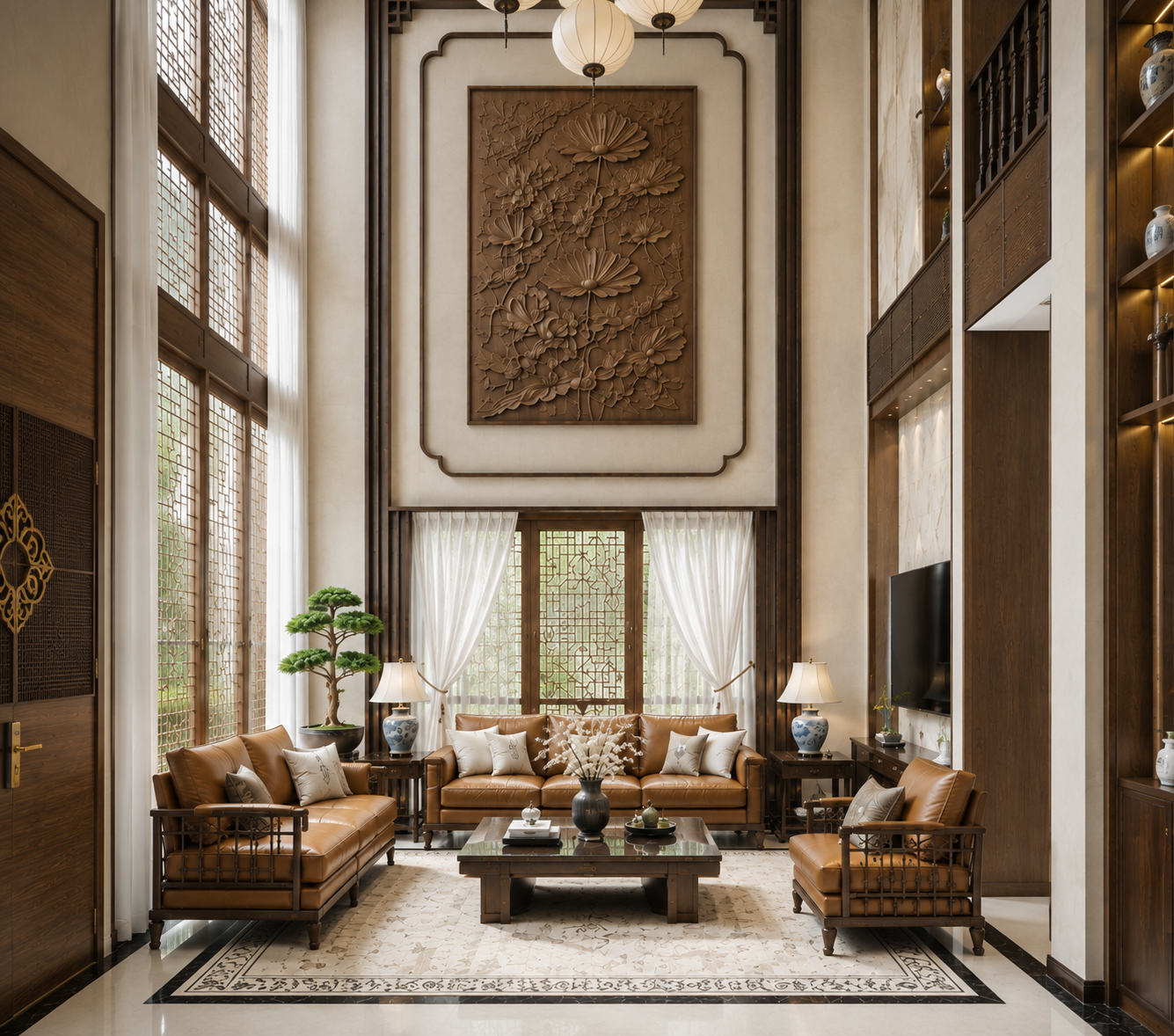 Thiết Kế Nội Thất Nhà Phố Indochine Tại Hà Nam
