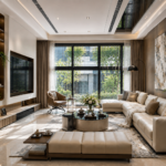 Khám phá mẫu thiết kế nội thất chung cư Imperia Sky Garden phong cách hiện đại, sang trọng do 5C Home thực hiện. Trải nghiệm không gian sống thượng lưu qua từng nét vẽ tinh tế